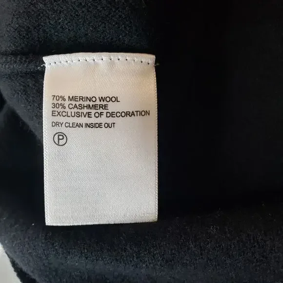 NWT TOMMY BAHAMA Polished Pineapple Merino Wool Cashmere Sweater Women's Medium - Picture 7 of 10